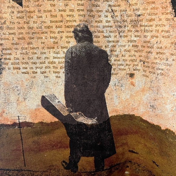 Johnny Cash vintage style graphic tee - Picture 2 of 4